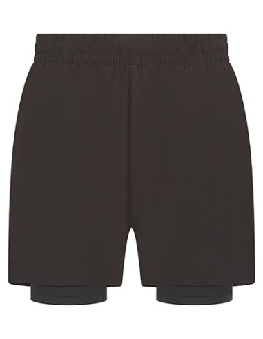 TOM-TL615-Men's Double Layer Sports Short